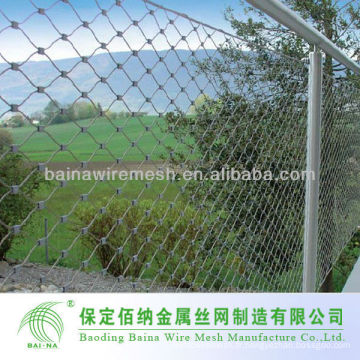 Flexible High Tensile Stainless Steel Rope Wire Mesh Net